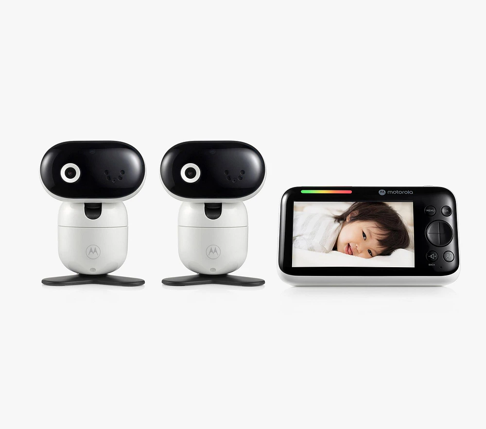 Motorola PIP 1610-2 5.0" HD Motorized Video Baby Monitor with 2 Cameras