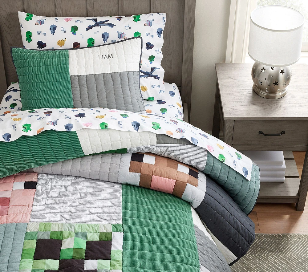 Minecraft™ Patchwork Quilt & Shams