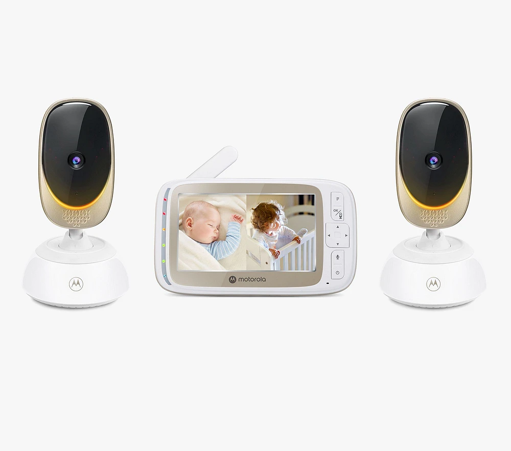 Motorola VM85-2 Connect 5" HD Wifi Video Baby Monitor with Digital Pan/Tilt & Dual Cameras