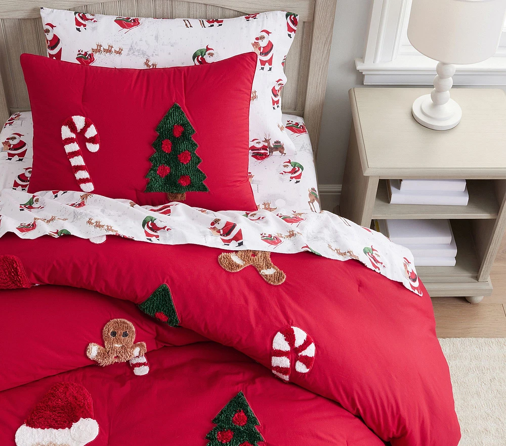 Candlewick Holiday Comforter & Shams