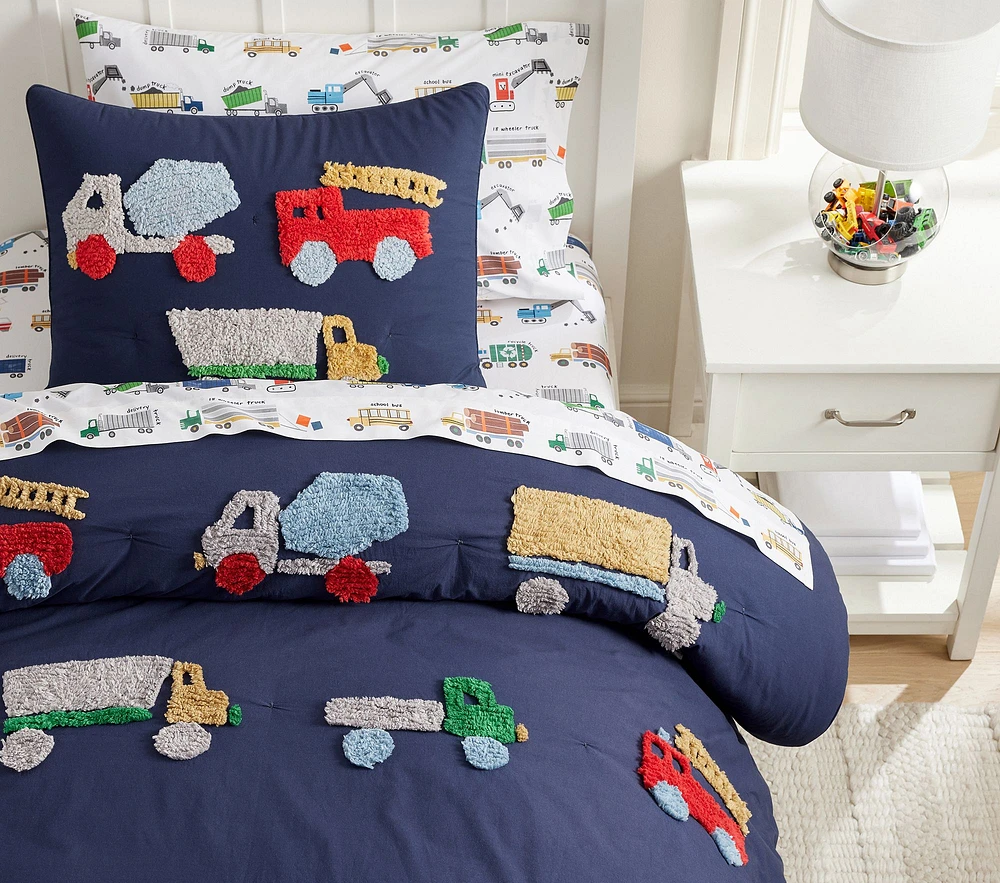 Candlewick Trucks Comforter & Shams