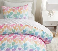 Evie Heart Dream Puff Comforter & Shams