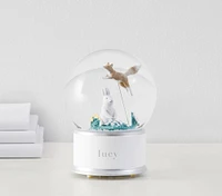 Ramona Bunny Musical Light-Up Snow Globe