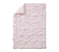 LoveShackFancy Sweet Dreams Ruffled Bow Baby Quilt