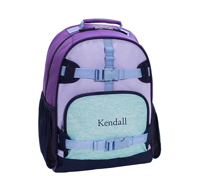 Mackenzie Lavender/Aqua/Navy Colorblock Backpacks