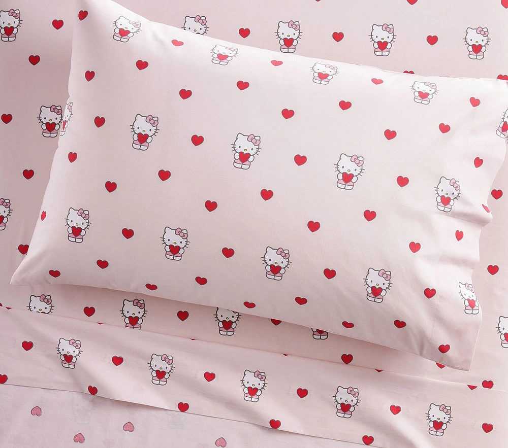 Hello Kitty® Organic Heart Sheet Set