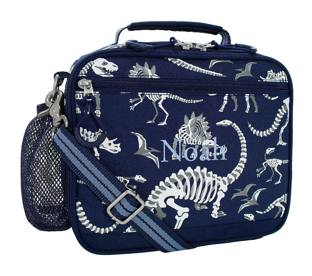 Mackenzie Navy Dinosaur Bones Glow-in-the-Dark Adaptive Lunch Box