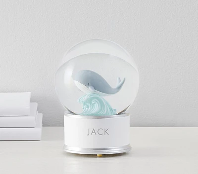 Whale Musical Light-Up Snow Globe