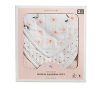 Meredith Muslin Drool Bib Set