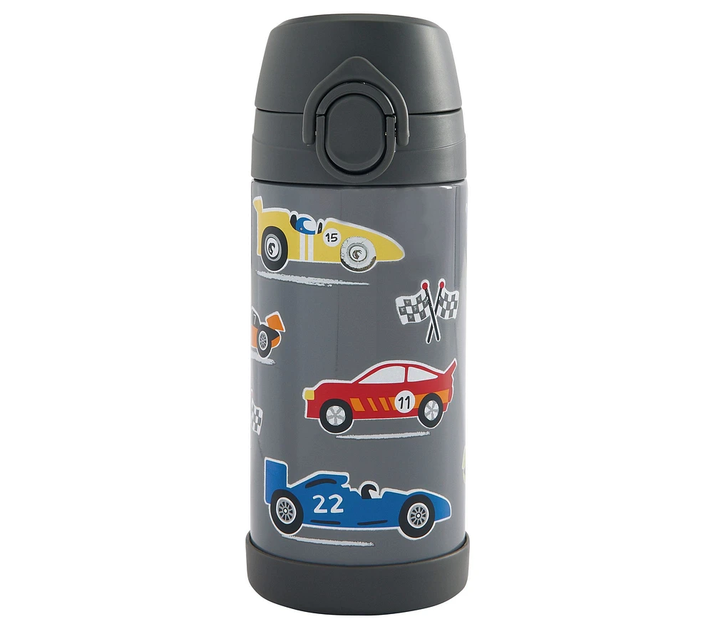 Mackenzie Race Cars Glow-in-the-Dark Water Bottle