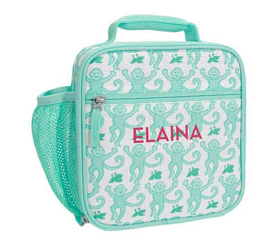 Mackenzie Roller Rabbit Aqua Monkey Lunch Boxes