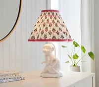 Roller Rabbit Rosebud Monkey Table Lamp (12")