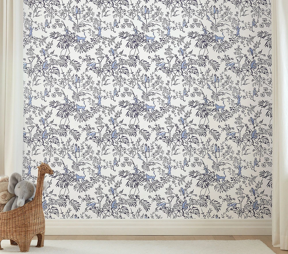 Roller Rabbit Charlie Toile Wallpaper