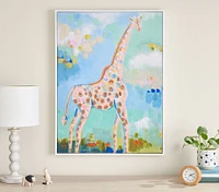 Pastel Giraffe Art