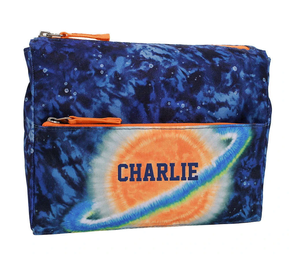 Mackenzie Navy Planet Tie-Dye Supplies Pouch