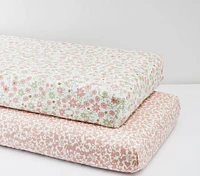 Julia Berolzheimer Floral Crib Fitted Sheets - Set of 2