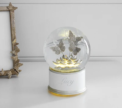 Monique Lhuillier Butterfly Musical Snow Globe