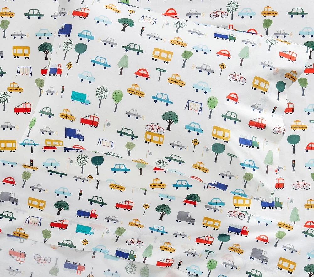 Neighborhood Organic Toddler Bed Sheet Set