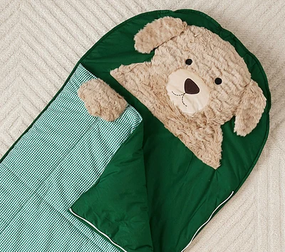 Shaggy Head Puppy Sleeping Bag