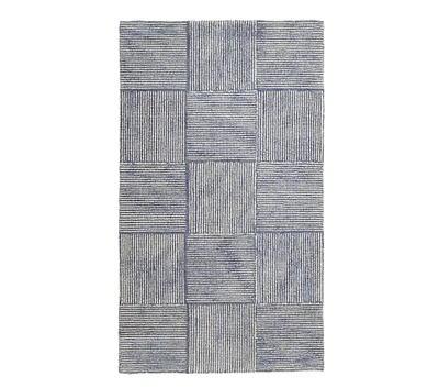 Concentric Square Tile Rug