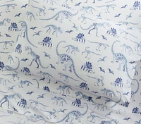 Dinosaur Bones Glow-in-the-Dark Sheet Set & Pillowcases