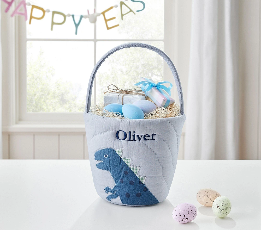 Preppy Quilted Easter Bucket