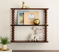 Chris Loves Julia Turned Wood Tiered Shelf (24")