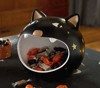 Rifle Paper Co. Black Cat Halloween Resin Candy Bowl