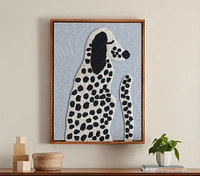 WE x PBK Dalmatian Woven Framed Art