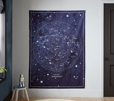 Glow-in-the-Dark Space Tapestry