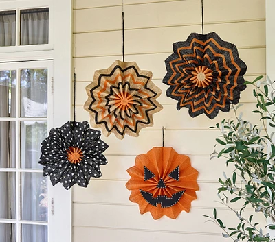 Halloween Oversized Burlap Pinwheels