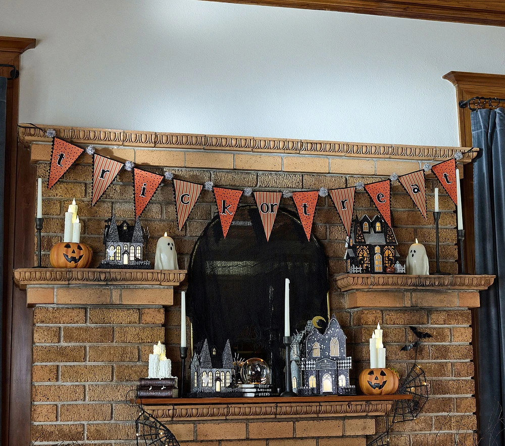 Trick-or-Treat Pennant Garland