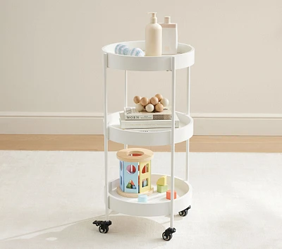 Round Storage Cart