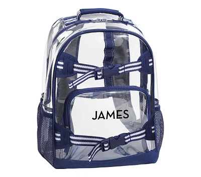 Mackenzie Navy Clear Backpacks