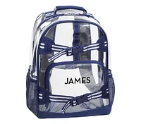 Mackenzie Navy Clear Backpacks