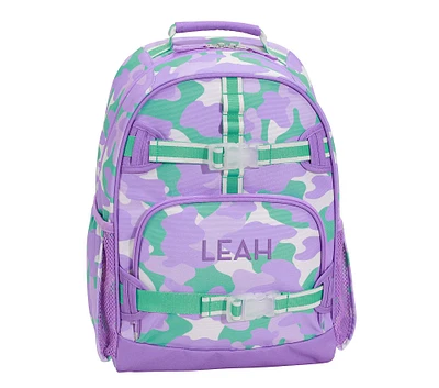 Mackenzie Lavender Sporty Camo Reflective Backpacks