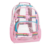 Mackenzie Pink Clear Backpacks