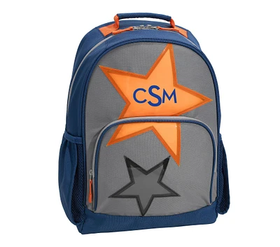 Mackenzie Blue Colorful Stars Backpacks