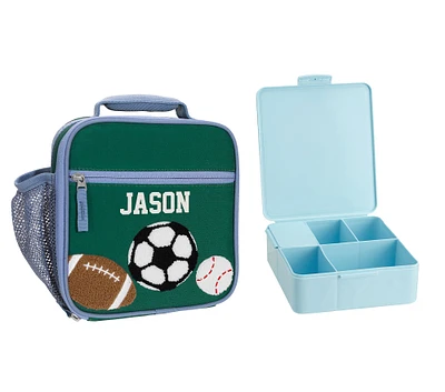 Mackenzie Green Sports Chenille Lunch & Bento Bundle, Set of 2