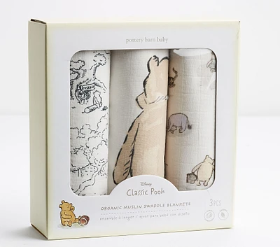 Disney's Winnie the Pooh Organic Muslin Swaddle Set