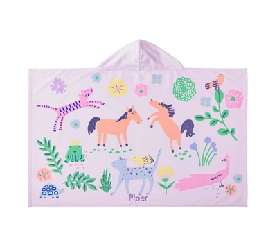 Sasha's Garden Kid Beach Hooded Towel