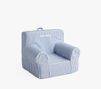 My First Anywhere Chair®, Chambray Blue Oxford Stripe