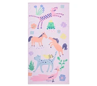 Sasha's Garden Kid Beach Reversible Towel