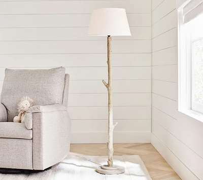 Birch Floor Lamp (61")