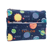 Mackenzie Navy Solar System Glow-in-the-Dark Supplies Pouch