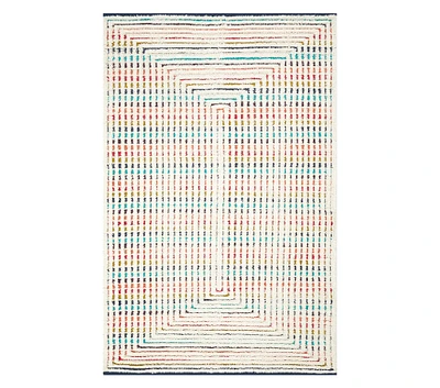 Concentric Rainbow Rug