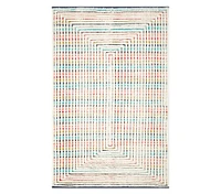 Concentric Rainbow Rug