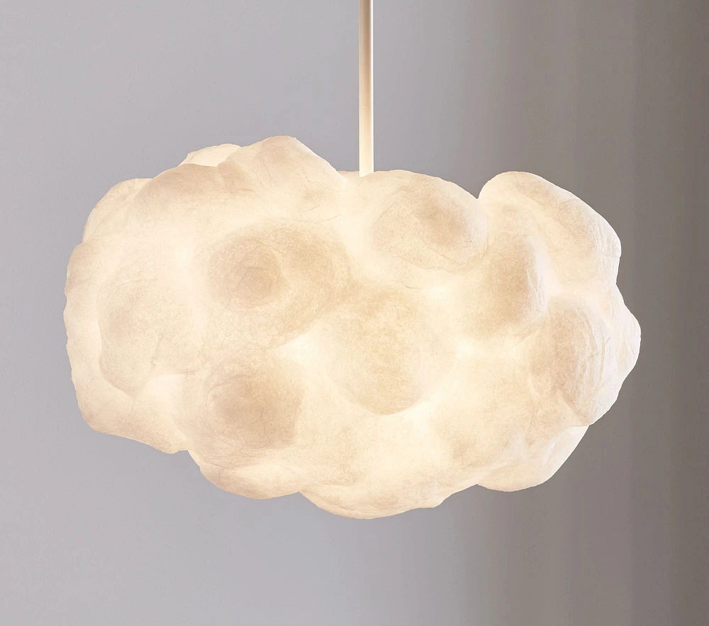 Fluffy Cloud Pendant (22")