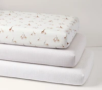 Goldie Giraffe Crib Fitted Sheets - Set of 3