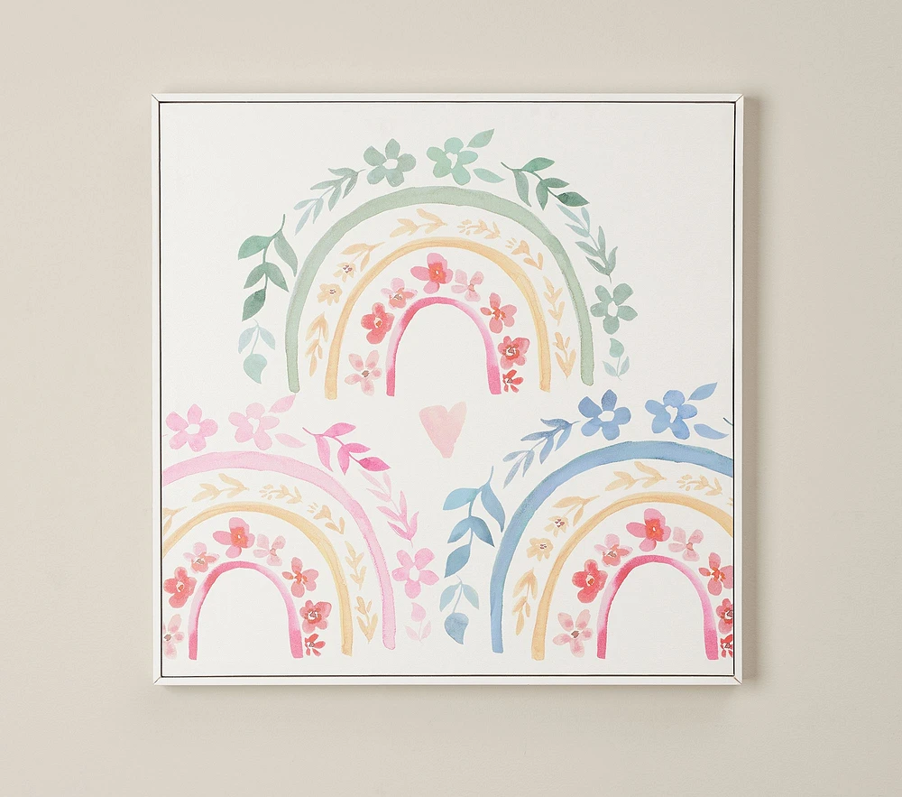 Floral Rainbows Wall Art